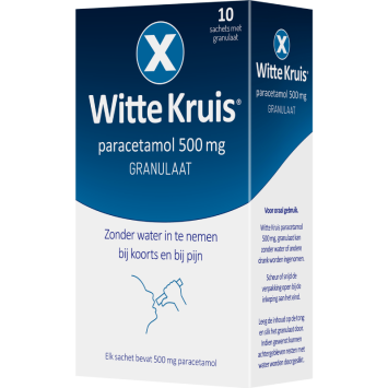 Witte Kruis Paracetamol 500 mg Granulaat 10st