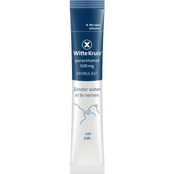 Witte Kruis Paracetamol 500 mg Granulaat 10st