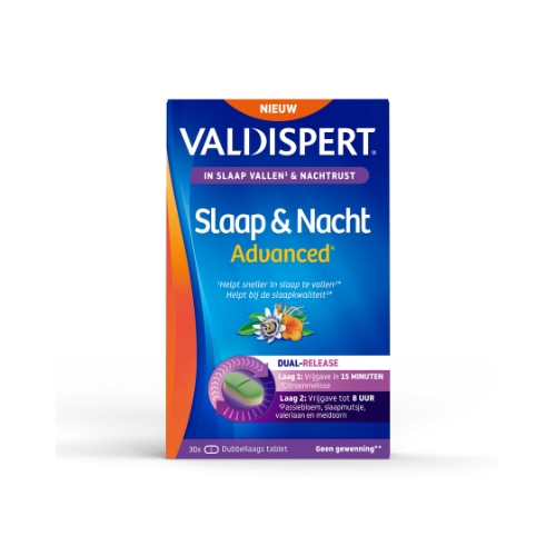 Valdispert Slaap & Nacht Advanced Tabletten 30 stuks