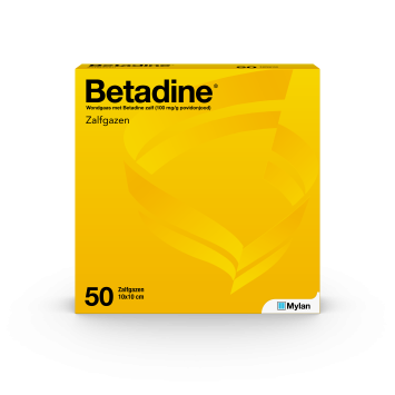 Betadine Zalfgaas 10 x 10 cm 50st