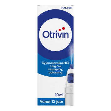 Otrivin 12+ Xylometazoline HCl 1 mg/ml Oplossing Neusspray 10ml