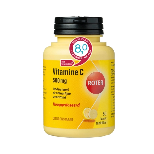 Roter Vitamine C 500mg Citroen Kauwtabletten 50 stuks