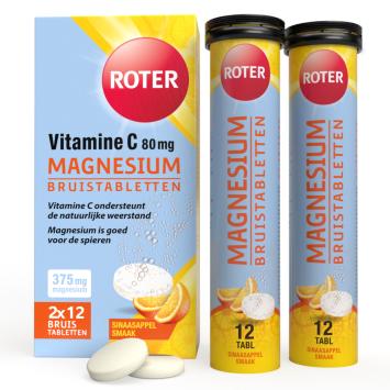 Roter Magnesiumcitraat Bruistablet met Vitamine C