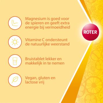 Roter Magnesiumcitraat Bruistablet met Vitamine C