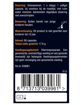 Lucovitaal Vitamine D3 75mcg Capsules 80 stuks