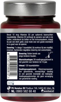 Lucovitaal  D3 10mcg (400IE) Vegan 60ST