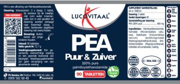 Lucovitaal pea puur & zuiver tabletten 90ST