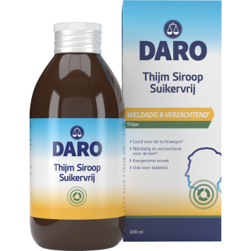 Daro Thijm Siroop Suikervrij 200ml