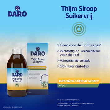 Daro Thijm Siroop Suikervrij 200ml