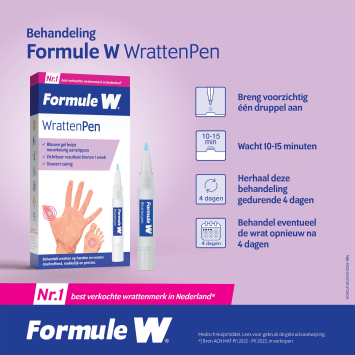 Formule W Wrattenpen 1,5ml