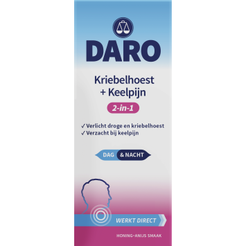 Daro 2-in-1 Kriebelhoest + Keelpijn 150ml