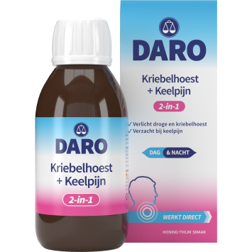 Daro 2-in-1 Kriebelhoest + Keelpijn 150ml