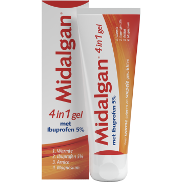 Midalgan 4in1 Gel met Ibuprofen 5% 100gr
