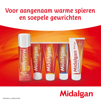 Midalgan 4in1 Gel met Ibuprofen 5% 100gr