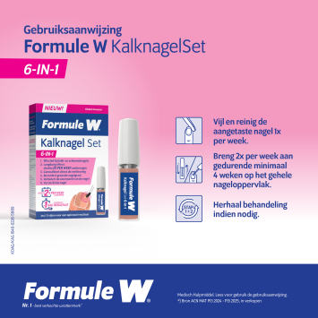 Formule W Kalknagel Set 6-in-1 1ST