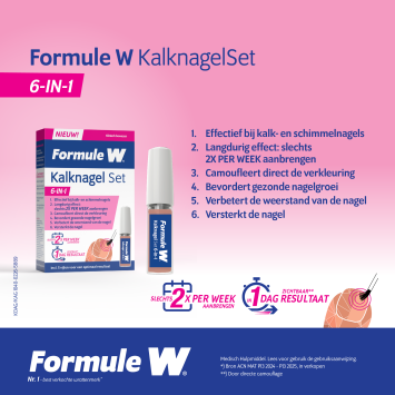 Formule W Kalknagel Set 6-in-1 1ST
