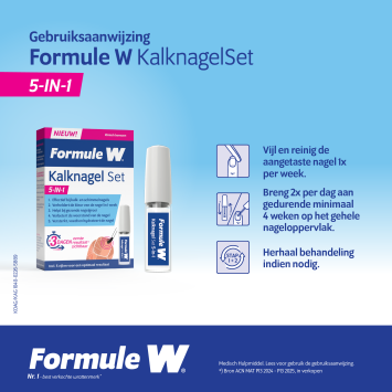 Formule W Kalknagel Set 5-in-1 1ST