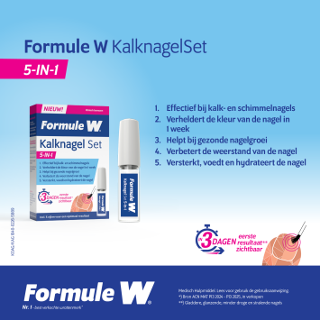 Formule W Kalknagel Set 5-in-1 1ST