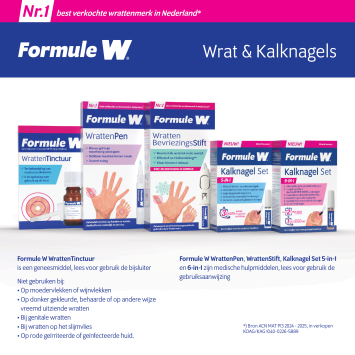 Formule W Salicylzuur 170 mg/g Wrattentinctuur 6ml