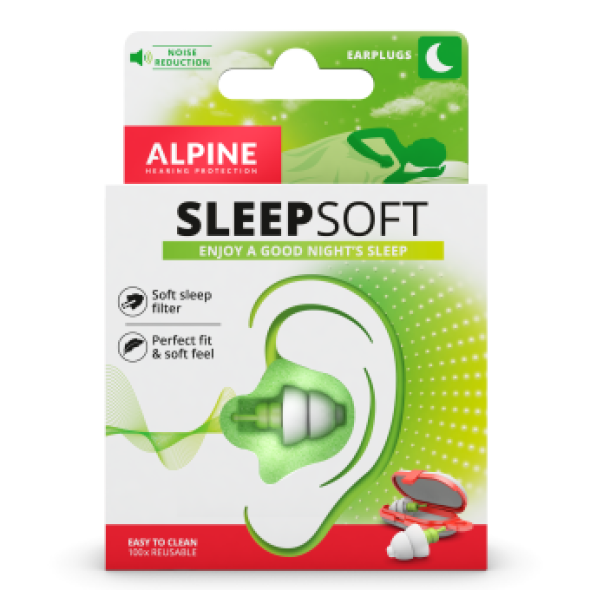 Alpine Sleepsoft Slaap Oordopjes 1 paar