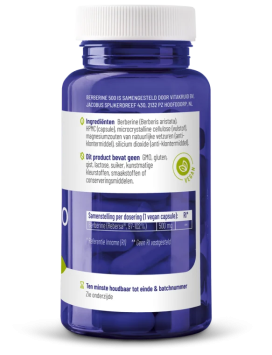 Vitakruid Berberine 500 Vegan Capsules 60 stuks