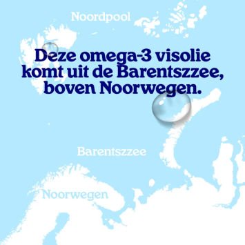 Arctic Blue Omega 3 Pure Visolie met Vitamine D Sinaasappelsmaak 150 ml