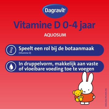 Dagravit Kids Vitamine D Aquosum Druppels 50ml