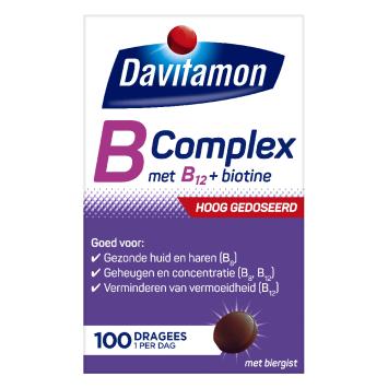 Davitamon B Complex Forte Vitamine B12 Dragees 100 stuks