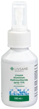 Livsane 15% Aluminium Hydroxychloride Spray 100ml