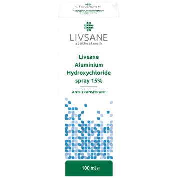Livsane Livsane Aluminium Hydroxychloride spray 15% 100 ml