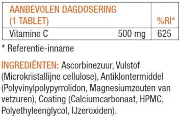 Livsane Vitamine C 500mg tabel