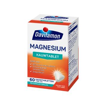 Davitamon Magnesium 375mg Kauwtabletten 60 stuks