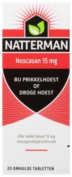 Natterman Noscasan Tablet 15mg Omhuld 20 stuks