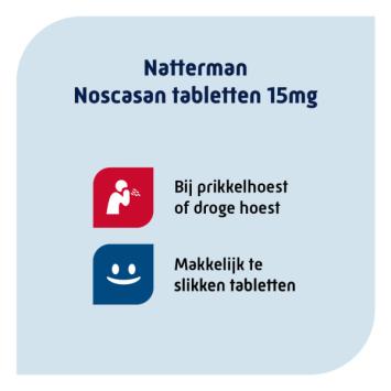 Natterman Noscasan Tablet 15mg Omhuld 20 stuks