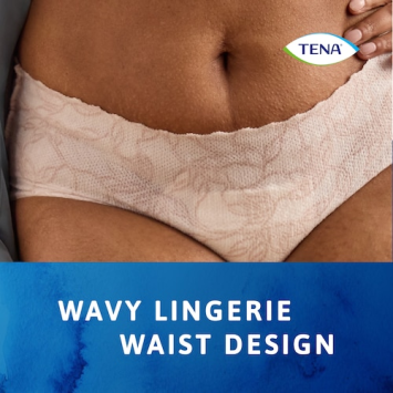 Tena silhouette plus lw blanc large 10st