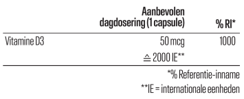 OPTAMINS Vitamine D3 2000IE Liposomaal 60 stuks