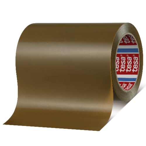 tesa 4124 PVC verpakkingstape (-/65µm) 150mm x 66 meter Bruin
