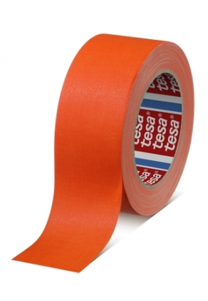 Tesa 4671 Duct tape topkwaliteit (120 Mesh) 50mm x 25 meter Fluor Oranje