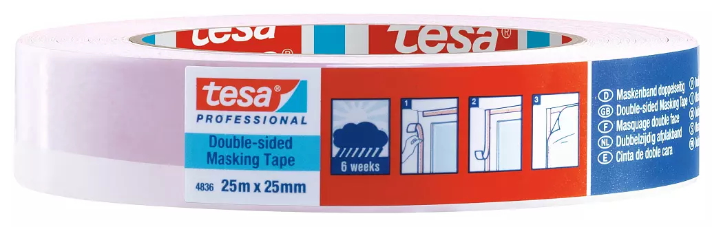 Tesa 4836 Duo Masking tape 25mm x 25 meter