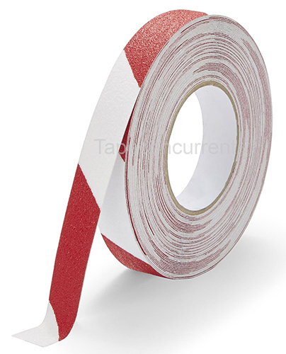 5881RW Antislip tape met korrel 25mm x 18 meter Rood-Wit