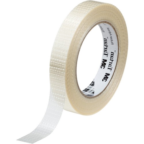 3M 8954 Filament tape kruis versterkt (0.125mm) 50mm x 50 meter