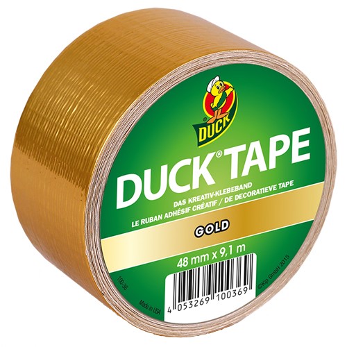 Duck tape uni 48mm x 9.1 meter Gold