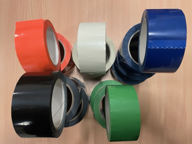 PVC verpakkingstape diverse kleuren
