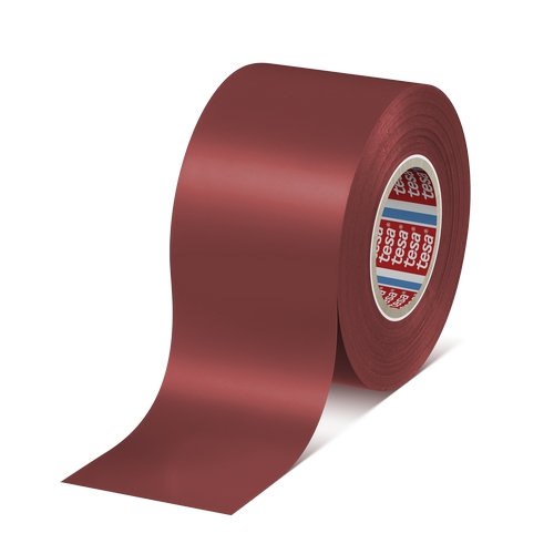 tesa 4163 soft PVC isolatietape (0.13mm) 50mm x 33 meter Rood