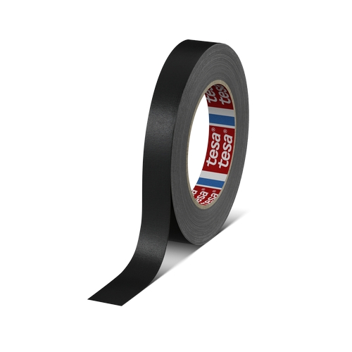Tesa 4651 Duct tape topkwaliteit (148 Mesh) 19mm x 25 meter Zwart