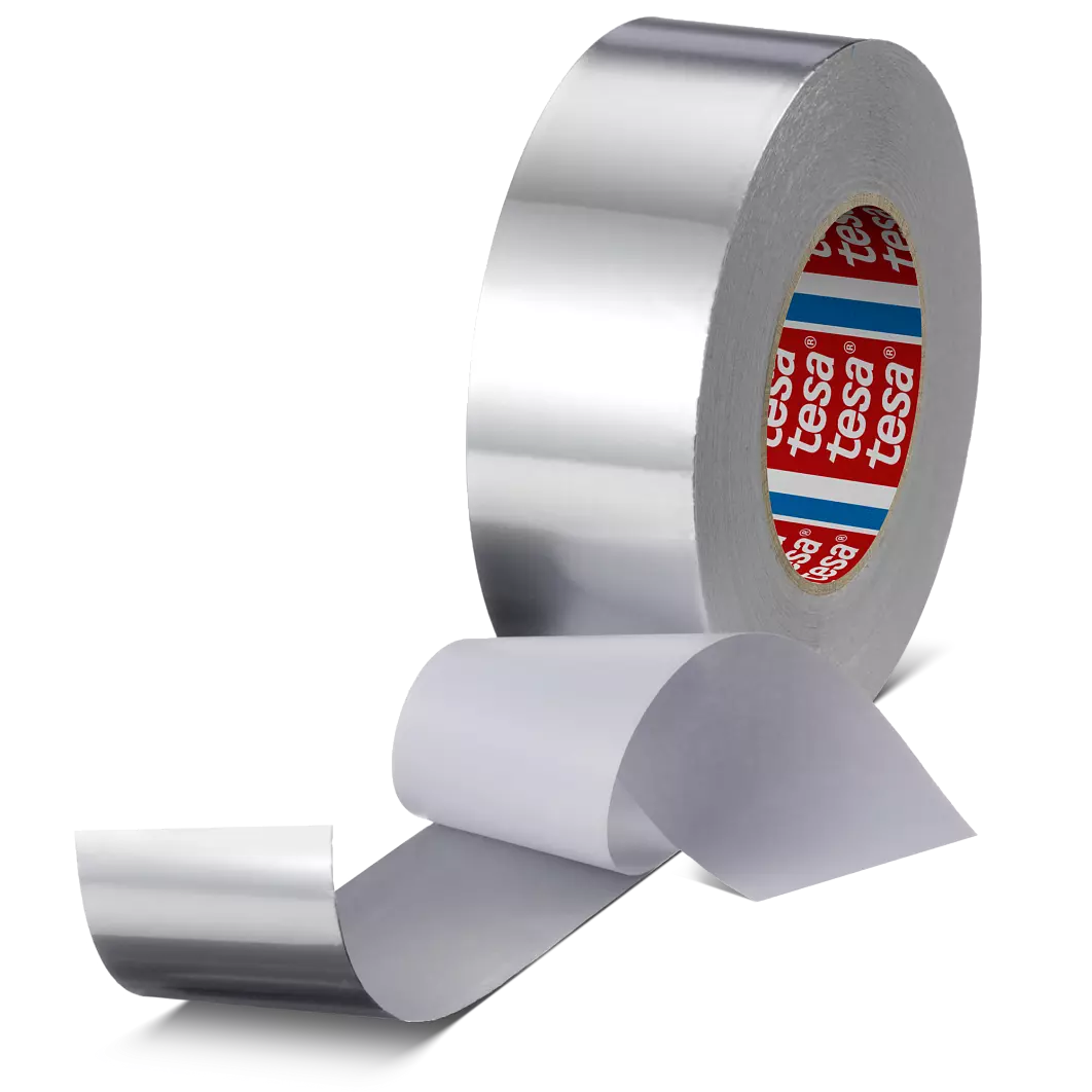Tesa 60672 Aluminium tape met liner (75µm) 50mm x 50 meter