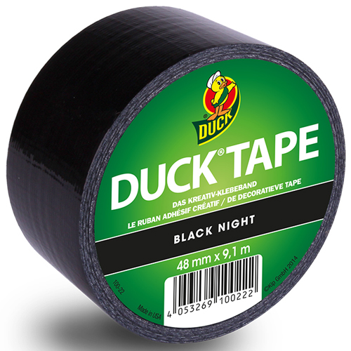 Duck tape uni 48mm x 9.1 meter Black Night