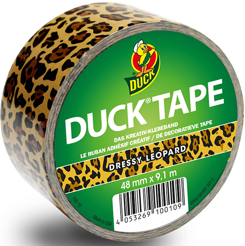 Duck tape design 48mm x 9.1 meter Dressy Leopard