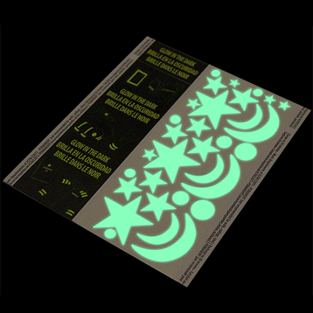 Duck tape design sheet 25.4 cm x 21 cm Glow in the Dark