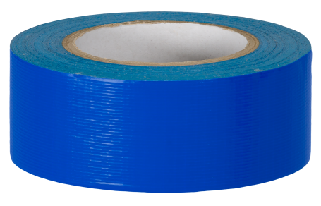 3036 Duct tape sterk klevend (26 Mesh) 50mm x 50 meter Blauw